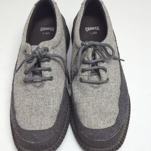 Camper Two-Tone Gray  Lace-Up Oxfords ( never worn)